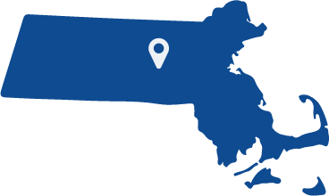 Animated state of Massachusetts